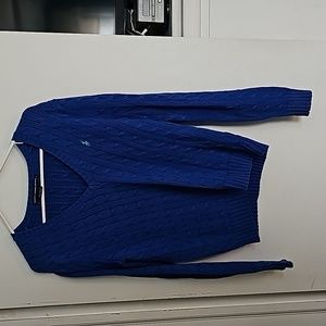 Ralph Lauren V-neck cotton sweater